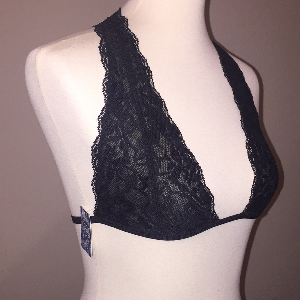 FREE PEOPLE • CUTE Lace Bra T-Strap Adjustable NWT - Picture 2 of 8